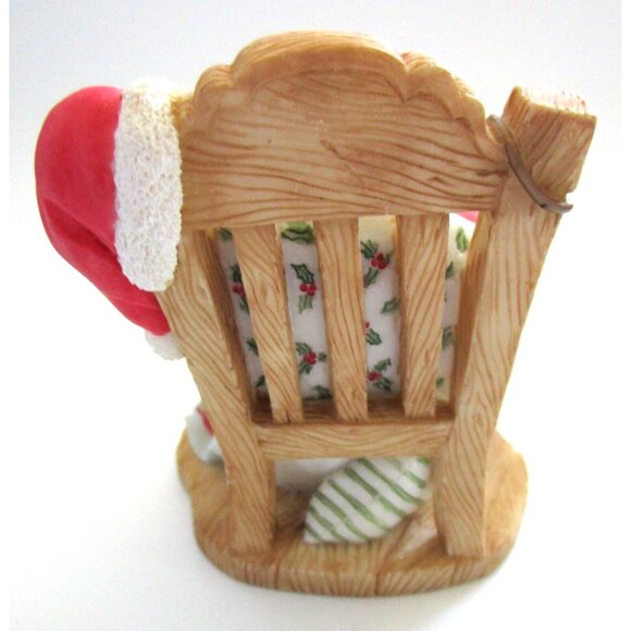 Cherished Teddies -Enesco 1998 Santa (#352713) "A Little Holiday R&R" LE Vintage - Picture 3 of 8